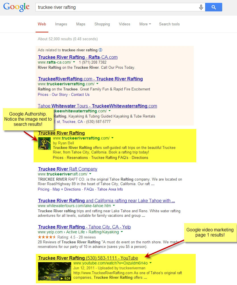 Google Authorship - Truckee Web Designer